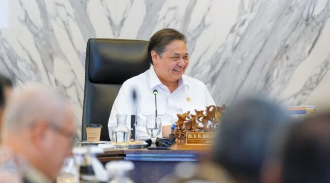 Menko Perekonomian Airlangga Hartarto (Foto : Humas Kemenko Perekonomian )