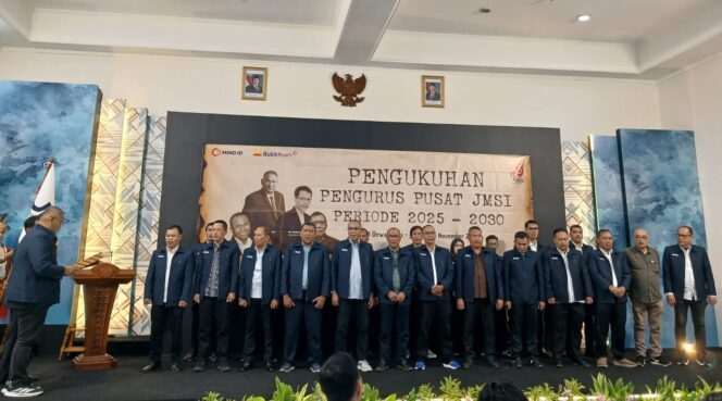 
					Dihadiri Ketua Dewan Pers, Pengurus Pusat JMSI Resmi Dikukuhkan
