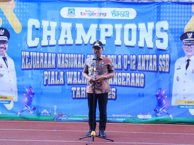 
					Kejurnas U12 Piala Wali Kota Tangerang 2025 Resmi Ditutup, Sachrudin Sampaikan Apresiasi