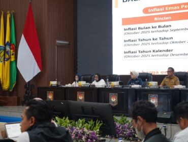 Wakil Kepala Badan Gizi Nasional Nanik Sudaryati Deyang saat mengikuti  Rapat Koordinasi Pengendalian Inflasi Daerah tahun 2025, di Kementerian Dalam Negeri, Jakarta, Senin (17/11/2025).. (Foto : Humas BGN)