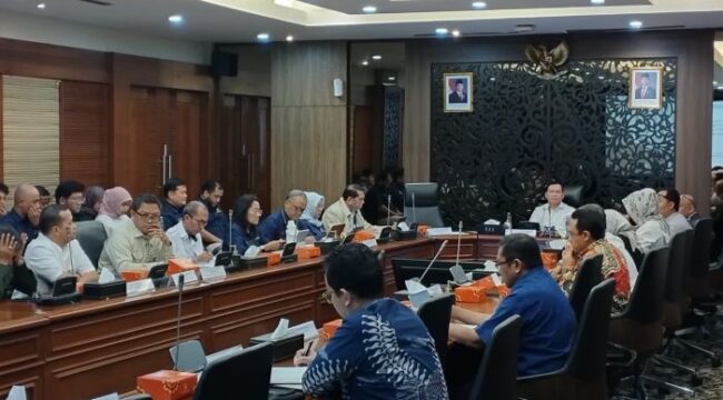 Deputi Bidang Koordinasi Energi dan Sumber Daya Mineral Kementerian Koordinator Bidang Perekonomian Elen Setiad saat memberikan sambutan dalam pembukaan  Kick-Off Implementasi Peraturan Presiden Nomor 94 Tahun 2025. (Foto : Humas Kemenko Perekonomian)