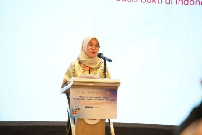 
					Staf Ahli Bidang Pengembangan Produktivitas dan Daya Saing Ekonomi Evita Manthovani. (Foto : Humas Kemenko Perekonomian)