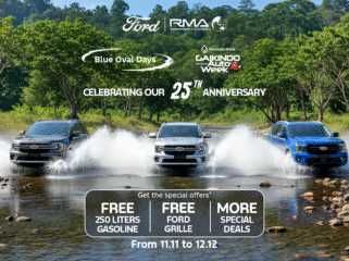 Tiga unit mobil terbaru Ford Indonesia yang di pamerkan dalam GJAW 2025. (Foto: Ford RMA Indonesia )