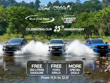 Tiga unit mobil terbaru Ford Indonesia yang di pamerkan dalam GJAW 2025. (Foto: Ford RMA Indonesia )