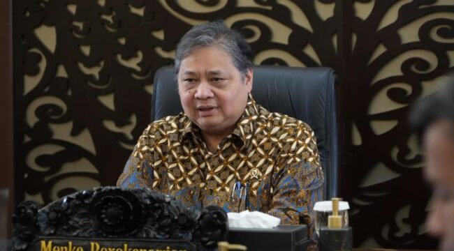 Menko Perekonomian Airlangga Hartarto (Foto : Kemenko Perekonomian)

