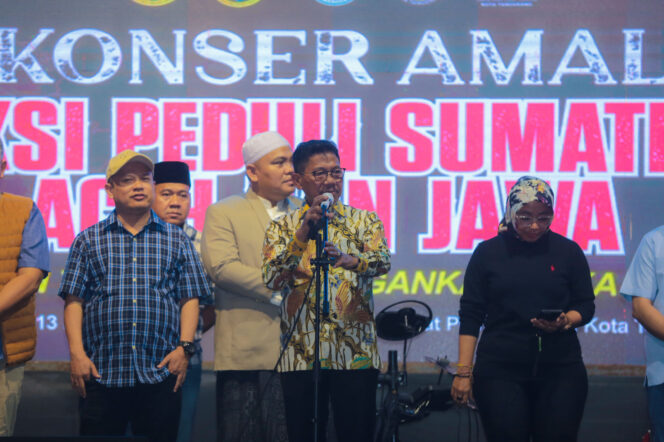 
					Buka Konser Amal Peduli Bencana Sumatera, Sachrudin: Mari Berdonasi dari Hati
