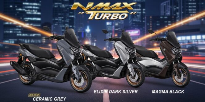 
					3 varian warna baru NMAX TURBO (Foto: 1st)