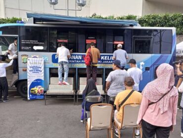 Suasana  Gebyar Layanan Samsat yang digelar oleh Pemkot  Jakpus (Foto : Kominfotik Jakpus)