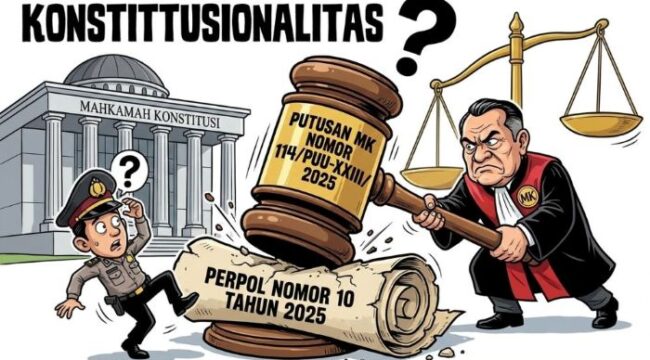 Ilustrasi soal Perpol No10 Tahun 2025 (Foto : Siurya Wiranto)