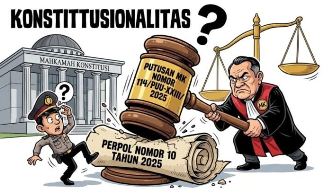 
					Ilustrasi soal Perpol No10 Tahun 2025 (Foto : Siurya Wiranto)