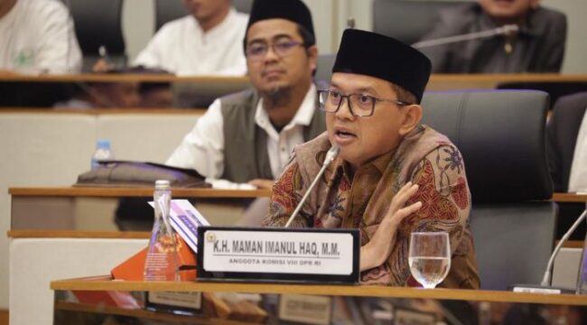 Anggota Komisi VIII DPR dari Fraksi PKB, Maman Imanul Haq,. (Foto : Ist)