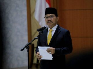 Wali Kota Tangerang, H. Sachrudin saat melantik 61 Pejabat Pemkot Tangerang. (Foto: Istimewa)