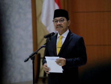 Wali Kota Tangerang, H. Sachrudin saat melantik 61 Pejabat Pemkot Tangerang. (Foto: Istimewa)