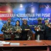 Dewan Juri Anugerah Kebudayaan PWI Pusat. (Foto 