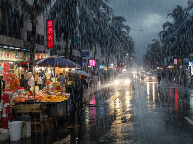 
					Ilustrasi cuaca hujan di kota tangerang (foto: lmarena)