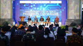 Suasana Talk Show dalam rangkain kegiatan “Pelatihan Gig Economy bagi Gen Z”, . (Foto: Humas kemenko )