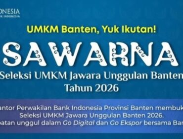 Flyer seleksi umkm jawara unggulan Banten tahun 2026 (Foto: dok. BANK INDONESIA BANTEN)