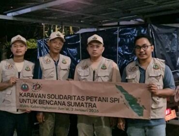 Tim Karavan  SPI , siap melakukan perjalanan ke  Pulau Sumatera untuk menyalurkan bantuan korban bencana. (Foto : SPI)