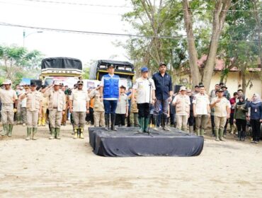 Mendagri Tito Karnavian saat memberikan arahan ke[apad praja IPDN di Aceh Tamiang. (Foto;: Puspen Kemedagri)