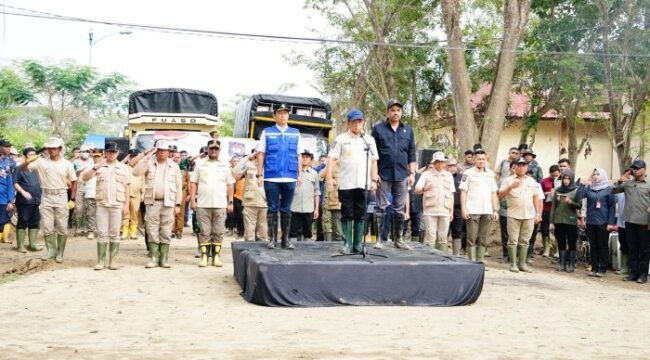 Mendagri Tito Karnavian saat memberikan arahan ke[apad praja IPDN di Aceh Tamiang. (Foto;: Puspen Kemedagri)
