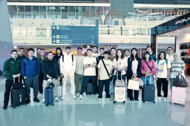 
					Atlet Bulutangkis Indonesia saat berangkat menuju Malaysia guna mengikuti Malaysia Open 2026. (Foto: PBSI)