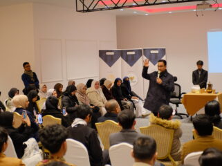 Mantan Gubernur Jakarta, Anies Baswedan saat jadi pembicara seminar Irbid Expo 2025 (Foto: Istimewa)