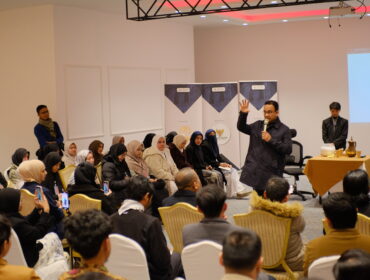 Mantan Gubernur Jakarta, Anies Baswedan saat jadi pembicara seminar Irbid Expo 2025 (Foto: Istimewa)