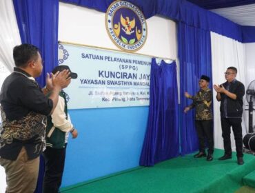 Wali Kota Tangerang, Sachrudin saat meresmikan SPPG Kunciran Jaya.