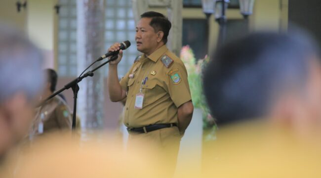 Sekretaris Daerah (Sekda) Kota Tangerang, Herman Suwarman saat memberikan pengarahan. (Foto: Istimewa)