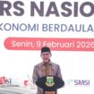 Menteri Koordinator Pemberdayaan Masyarakat (PM) A. Muhaimin Iskandar menghadiri Puncak Peringatan Hari Pers Nasional (HPN) Tahun 2026 mewakili Presiden Prabowo Subianto di Serang, Banten, Senin (9/2/2026).. (Foto : Humas Kemenko PM)