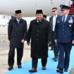 Presiden Prabowo Subianto saat tiba di Amerika Serikat (Foto: Seskab/BPMI)