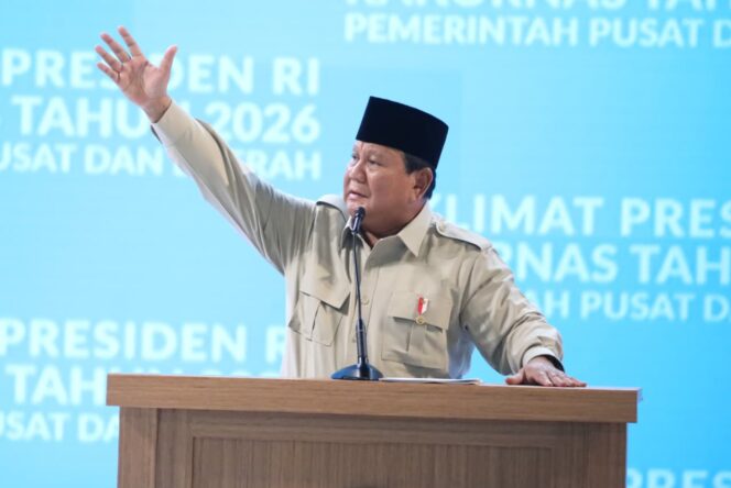 
					Presiden Prabowo Subianto. (Foto : Puspen kemendagri)