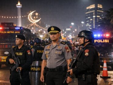 Ilustrasi pengamanan malam takbiran 2026 Polda Metro Jaya