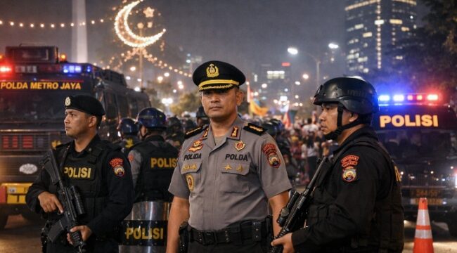 Ilustrasi pengamanan malam takbiran 2026 Polda Metro Jaya