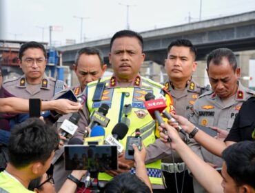 Kepala Korps Lalu Lintas (Kakorlantas) Polri Irjen Pol Drs. Agus Suryonugroho S.H. saat meberikan keterangan kepada awak media . (Foto:Ist) Ist)