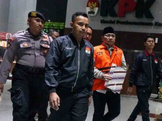 Mantan Menteri Agama Yaqut Qholil Qoumas saat kemabli ke rutan KPK. (Foto:: Ist)