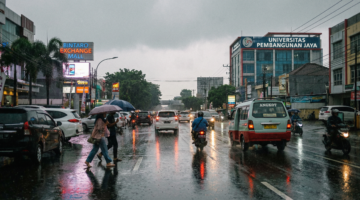 Prakiraan Cuaca Tangerang Selatan 7-8 April 2026: Hujan Intensitas Sedang