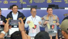 Konferensi Pers pengungkapan kasus peredaran uang palsu di Bogor. (Foto: Humas PMJ)