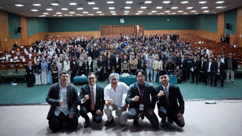 Rocky Gerung saat menjadi narasumber di Irbid Expo 2026. (Foto: Istimewa)