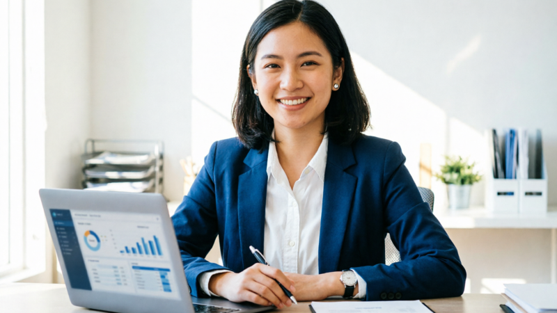 Ilustrasi Pegawai Jasa Consultant Pinjaman Online (Pinjol). (Foto: Lmarena)