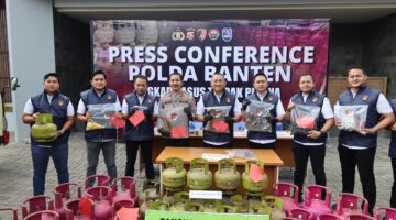 Polda Banten Bongkar Penyalahgunaan LPG Bersubsidi 3 Kg di Lebak, 3 Tersangka Diamankan