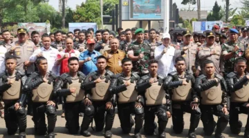 Polda Banten Gelar Sispamkot Jelang May Day, Wabup Dimiyati: Ini Sangat Penting