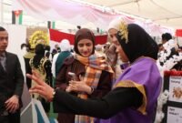 Tamu mancanegara antusias melihat pemaren budaya Indonesia pada acara ma'rodh 2026 di Yarmouk University. (Foto: Istimewa)