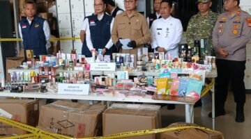 BPOM Bongkar Gudang Kosmetik Impor Ilegal Bernilai Rp 27 Miliar di Bojong Nangka Tangerang