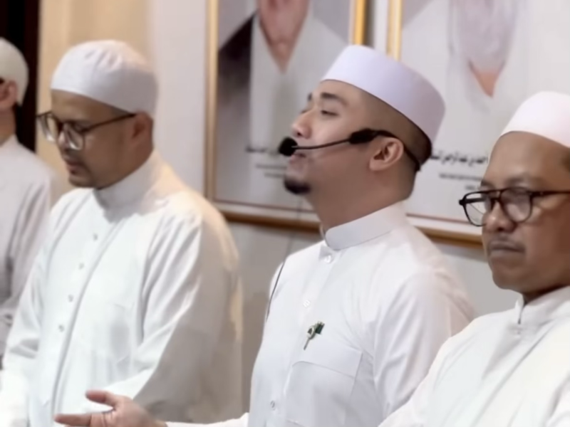 Habib Geys Assegaf di acara Maulid Nabi Muhammad SAW. (Foto: Dok. Jejaknarasi.id)