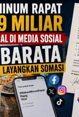 Makan Minum Rapat Rp1,49 Miliar di Rajeg Viral di Media Sosial, BARATA Layangkan Somasi
