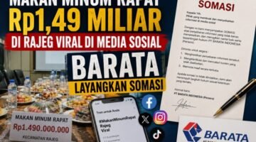 Makan Minum Rapat Rp1,49 Miliar di Rajeg Viral di Media Sosial, BARATA Layangkan Somasi
