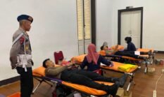 Brimob Polda Metro Jaya Terjunkan Personel Gelar Donor Darah HUT Bhayangkara ke-80