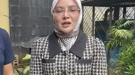 Ida Farida saat klarifikasi isu nikah sirinya dengan tokoh politik di Banten (Foto: Tangkapan Layar akun tiktok @user1o972)