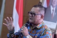 Sekretaris PWI DKI Jakarta, Arman Suparman, S.H., M.H., MM, CIL. Saat memberikan paparan. (Dok. istimewa)